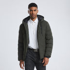 Veste chauffante à capuche homme et femme – doudoune 4 zones