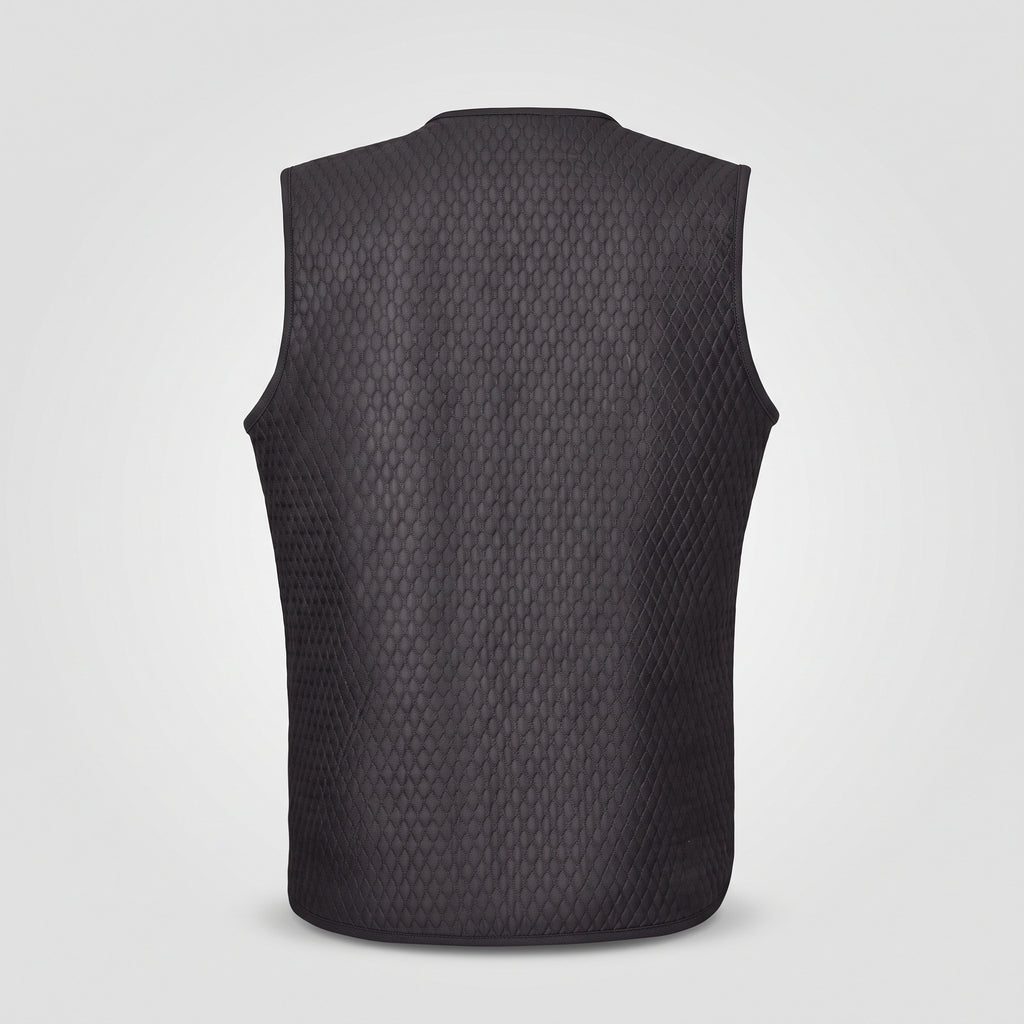 Gilet chauffant léger homme et femme – fin, col en V, 5 zones