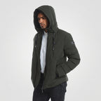 Veste chauffante à capuche homme et femme – doudoune 4 zones