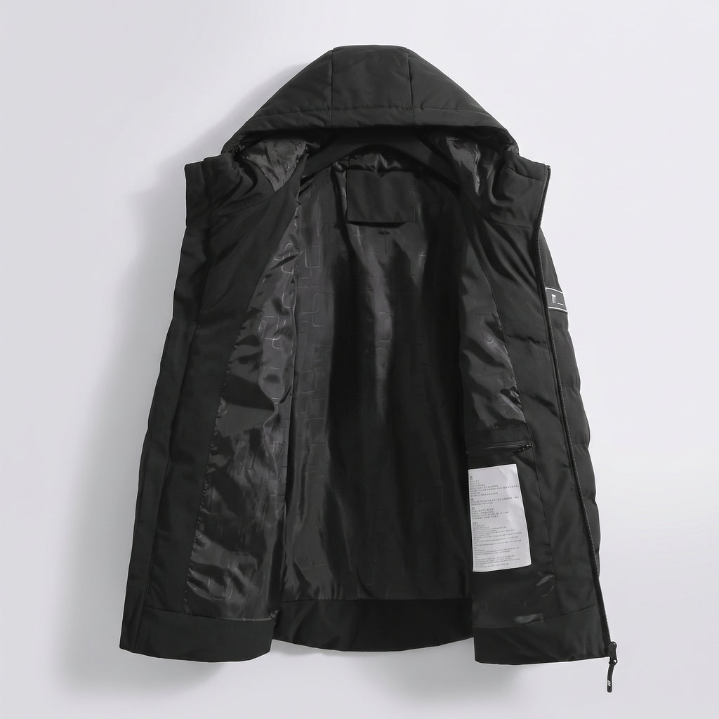Veste chauffante à capuche homme et femme – doudoune 4 zones