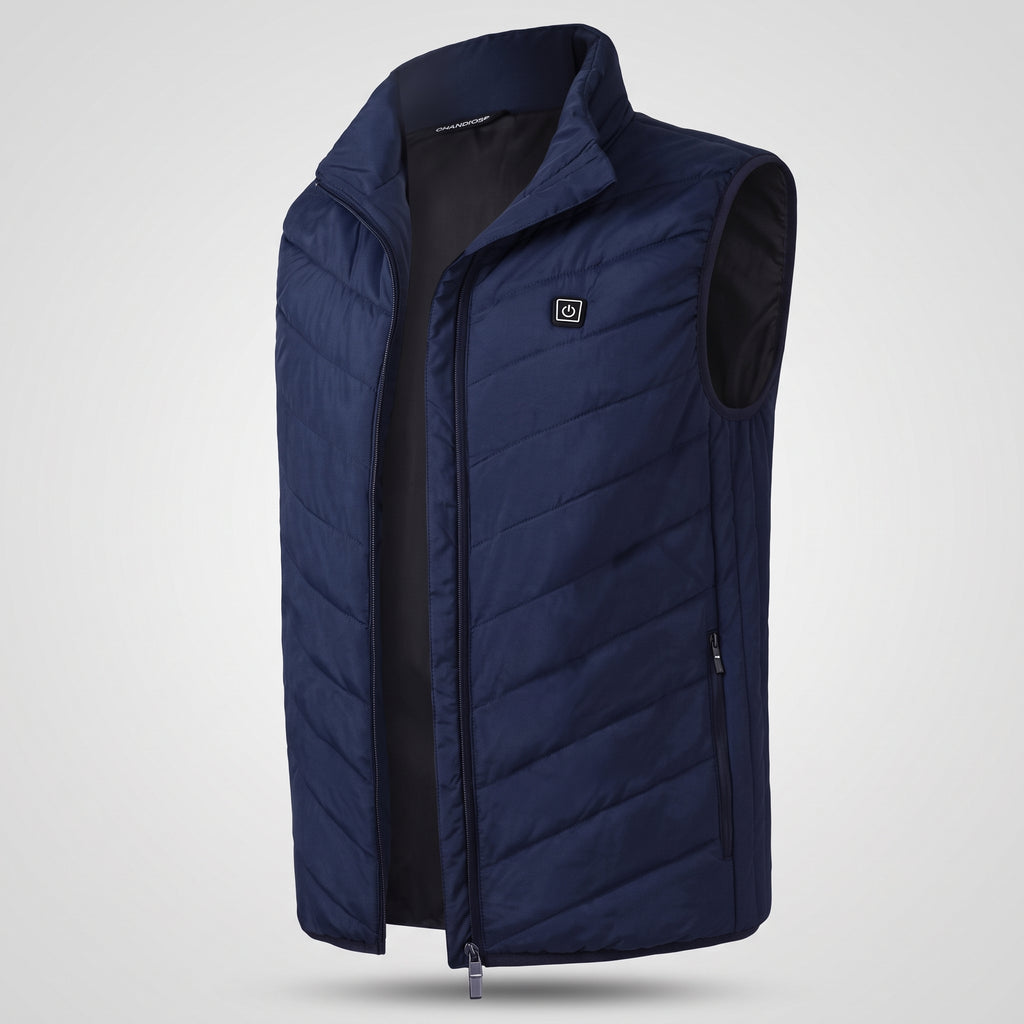 Doudoune sans manches chauffante homme et femme – 9 zones