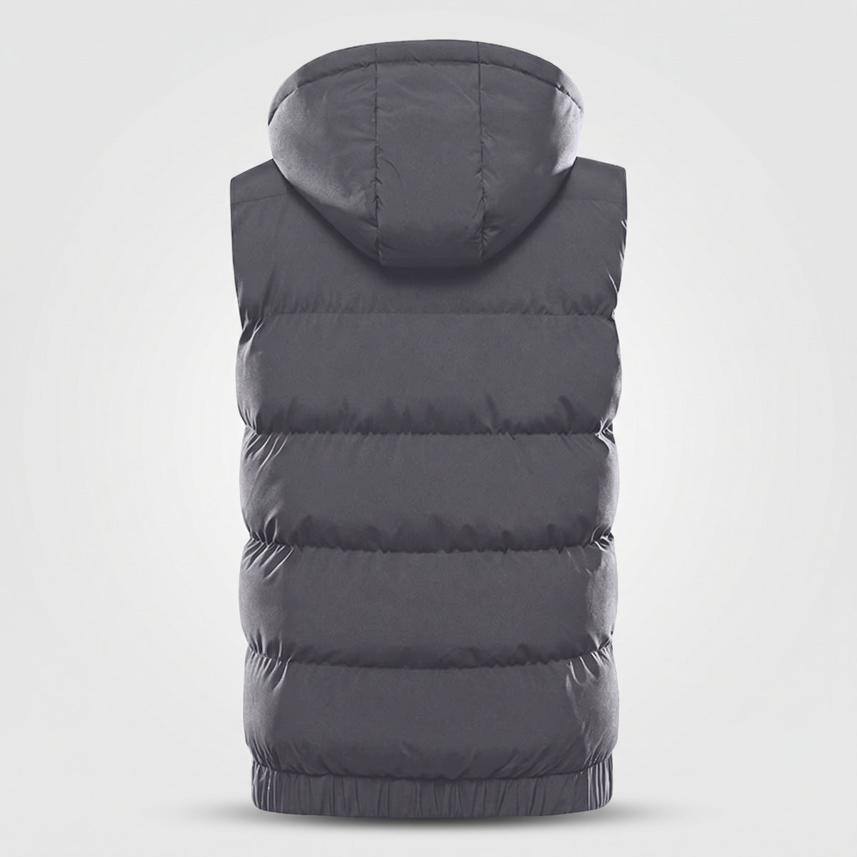 Gilet chauffant à capuche homme et femme – matelassé, 9 zones