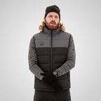Doudoune sans manches chauffante homme – 9 zones, gris
