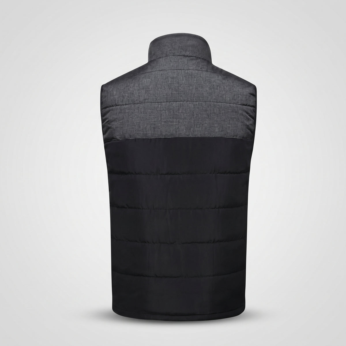 Doudoune sans manches chauffante homme – 9 zones, gris