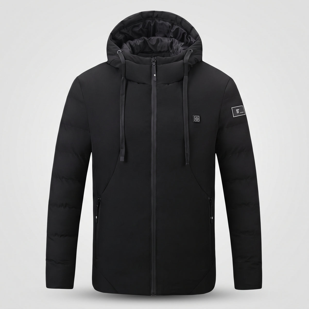 Veste chauffante à capuche homme et femme – doudoune 4 zones