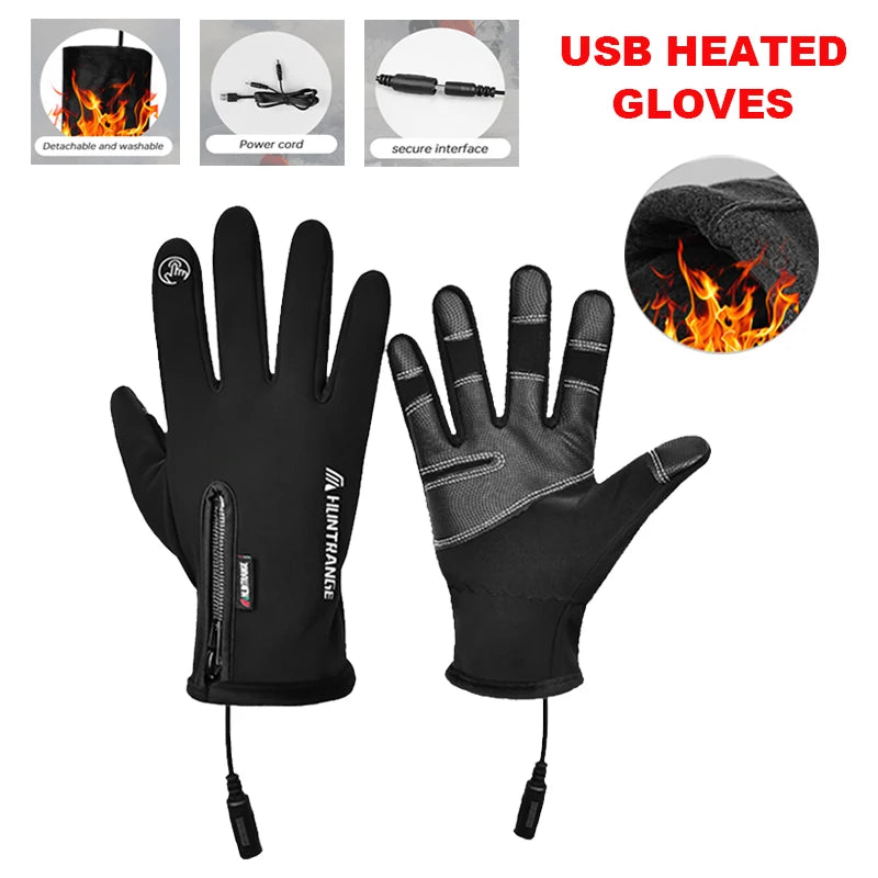 Gants chauffants déperlants – doublure polaire