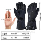 Gants chauffants en coton – boîtier au poignet