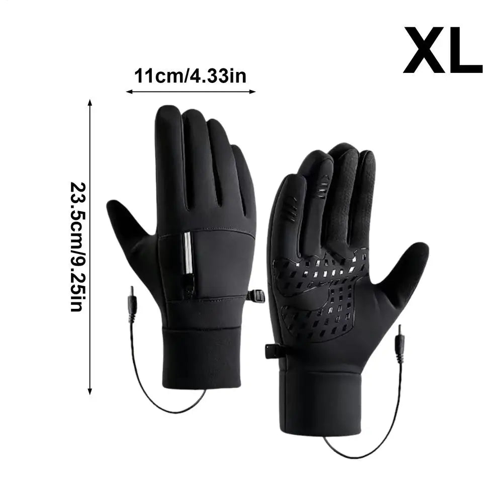 Gants chauffants coupe-vent – moto et vélo