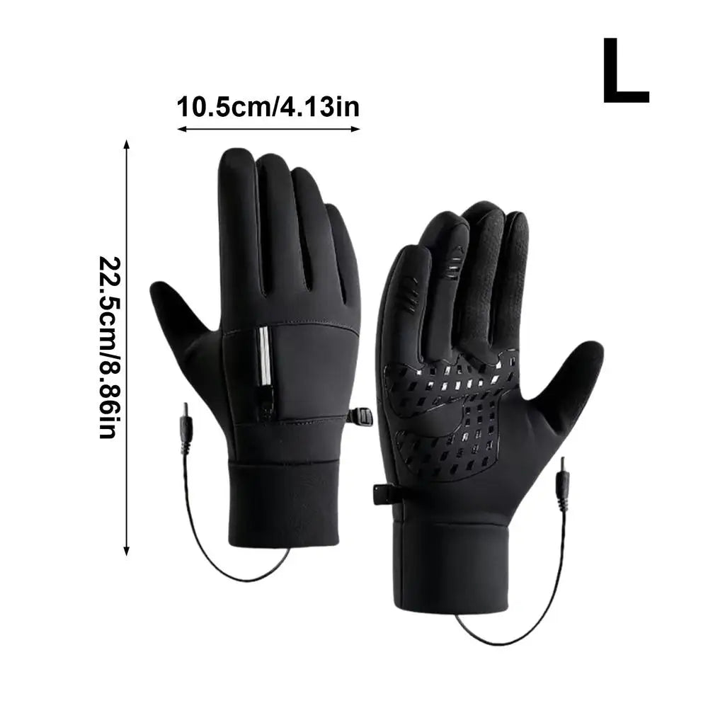 Gants chauffants coupe-vent – moto et vélo