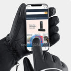 Gants chauffants en coton – boîtier au poignet