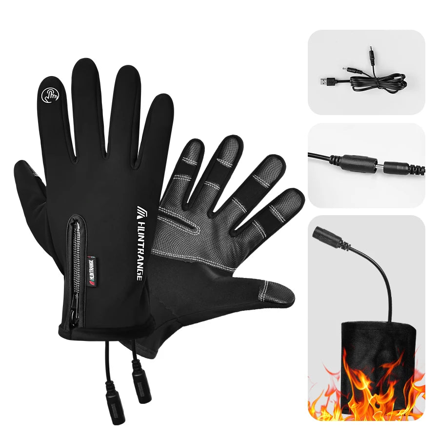 Gants chauffants déperlants – doublure polaire