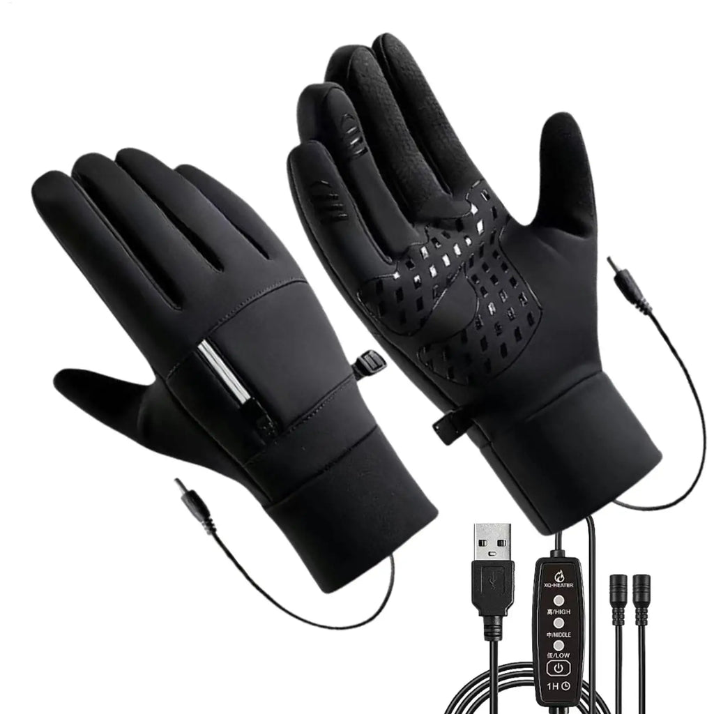 Gants chauffants coupe-vent – moto et vélo