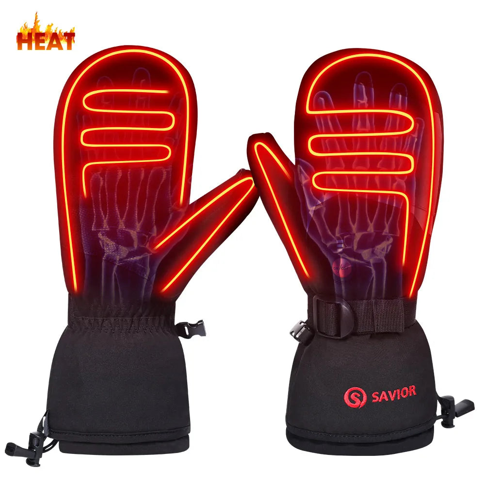 Gants de ski chauffants – batterie 7,4 V