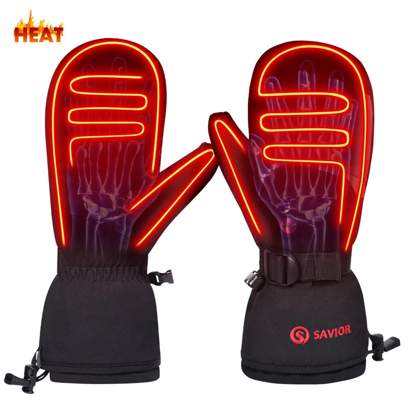 Gants de ski chauffants – batterie 7,4 V