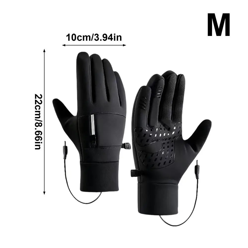 Gants chauffants coupe-vent – moto et vélo