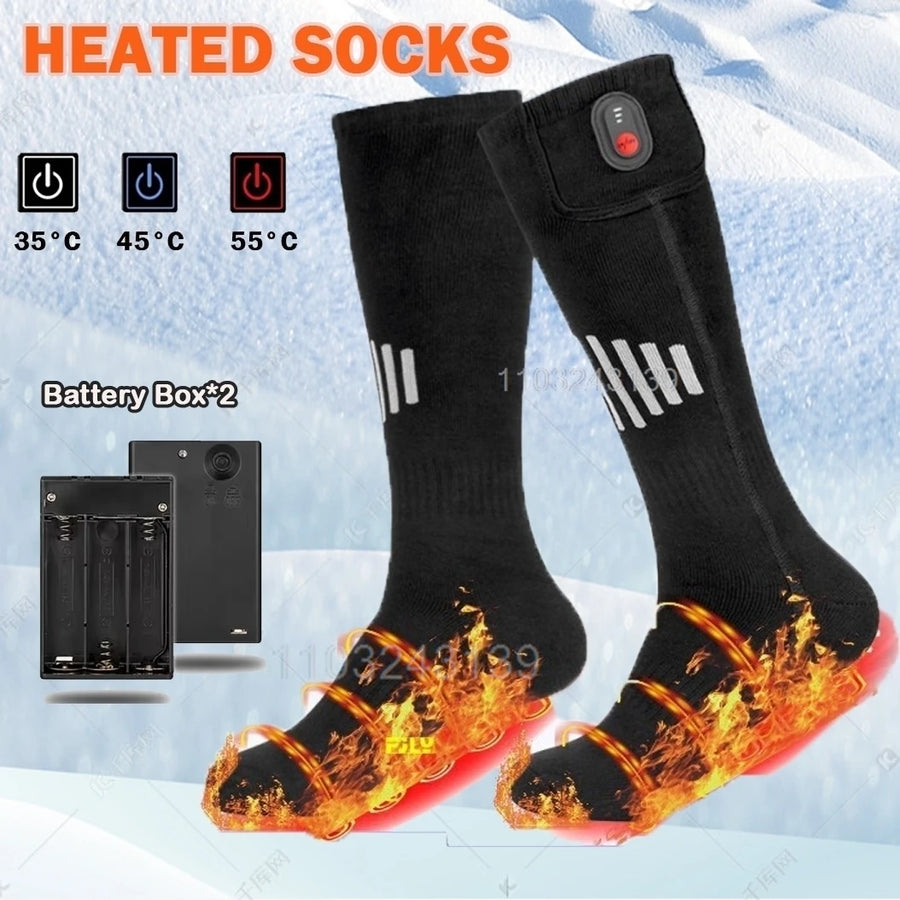 Chaussettes chauffantes en coton – modèle 01
