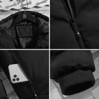 Veste chauffante à capuche homme et femme – doudoune 4 zones